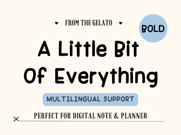 A Little Bit of Everything: A Script Font for Modern Web Design