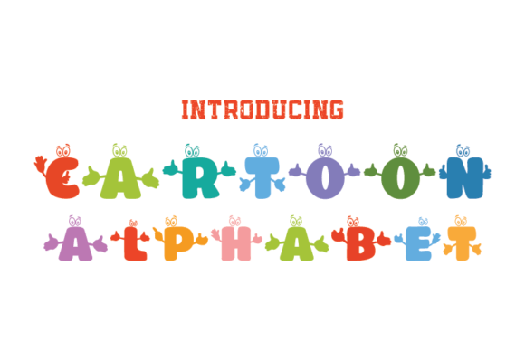 Cartoon Alphabet: A Playful Typeface for Modern Editorial Design