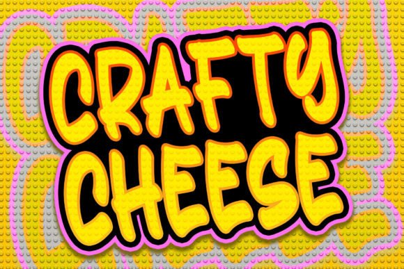 Crafty Cheese: A Playful Display Typeface for Modern Web Projects