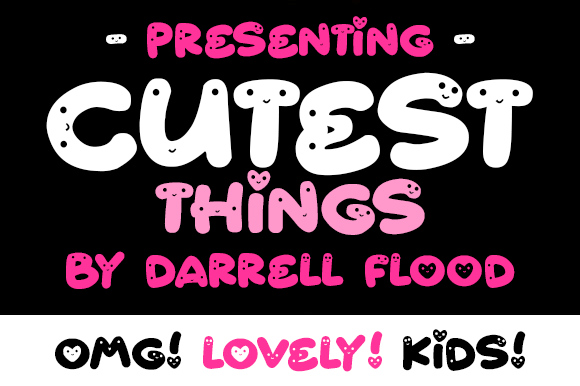 Cutest Things: A Playful Typeface for Engaging Editorial Design