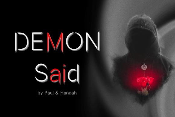 Demon Said: A Bold Display Typeface for Edgy Handmade Brands