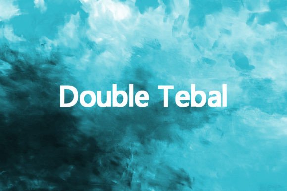 Double Tebal: A Handwritten Sans Serif for Quirky Campaigns
