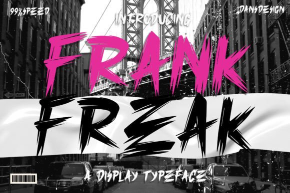 Frank Freak: The Display Typeface for Scroll-Stopping Campaigns