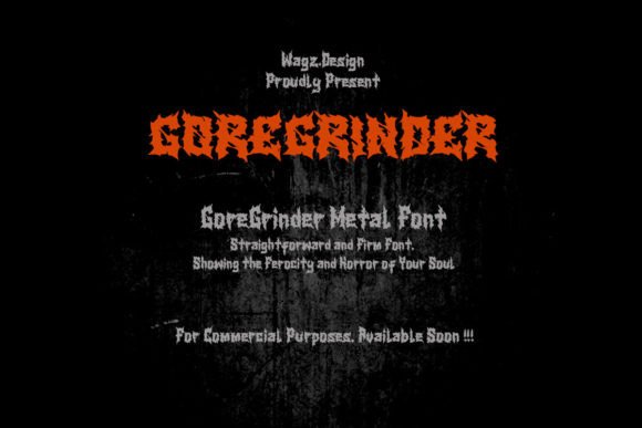 Goregrinder Free Version: A Distinctive Typeface for Editorial Impact