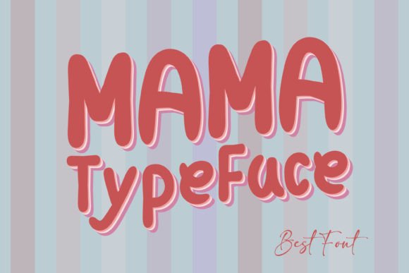 Mama Typeface: The Handwritten Font for Scroll-Stopping Social Media Graphics