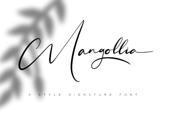 Mangollia: Elevating Digital Brand Identity with a Premium Script Typeface