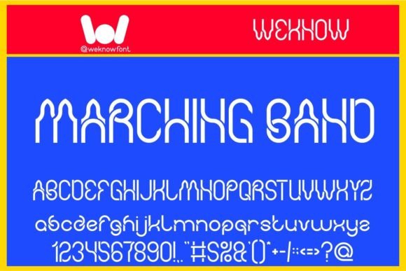 Marching Band: The Techno-Sci-Fi Typeface for Bold Digital Branding