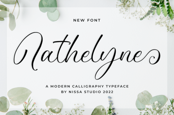 Nathelyne: A Delicate Script Font for Elegant Brand Identity