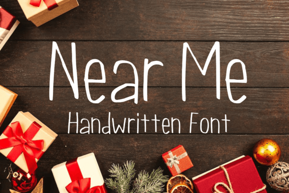 Near Me: A Cheerful Handwritten Font for Casual Branding