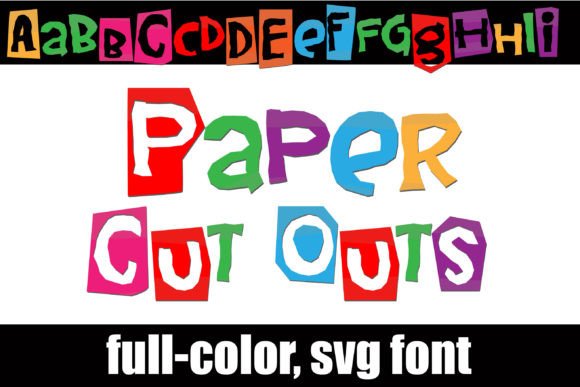 Paper Cut Outs Typeface: A Maker’s Guide to Playful Typography