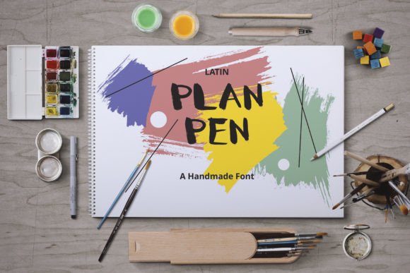 Plan Pen: A Whimsical Display Font for Creative Branding Projects