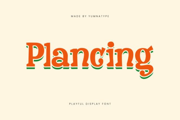 Plancing: A Playful Display Font for Modern Web Projects