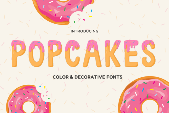 Popcakes: The Playful Color Font for Scroll-Stopping Visuals