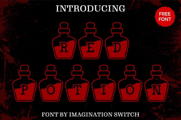 Red Potion: A Bold Typeface for Modern Editorial Design