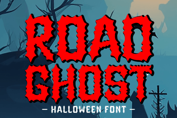 Road Ghost: The Spooky Display Font for Bold Brand Identity