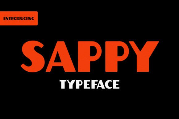 Sappy: The Thick Display Typeface That Brings Editorial Layouts to Life