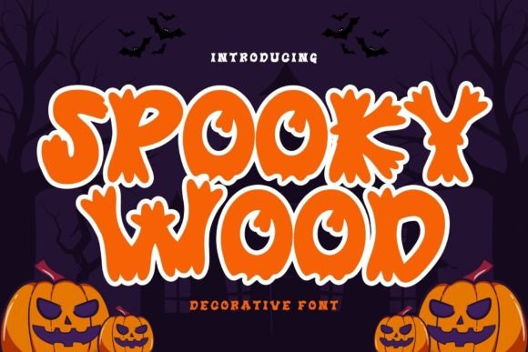 Spooky Wood: A Creative Font for Halloween Branding