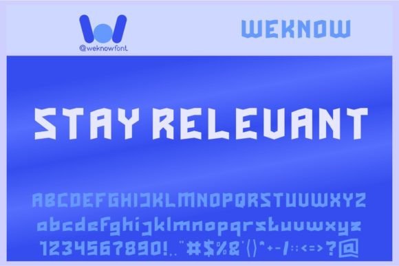 Stay Relevant Typeface Review: A Bold Display Font for Modern Branding