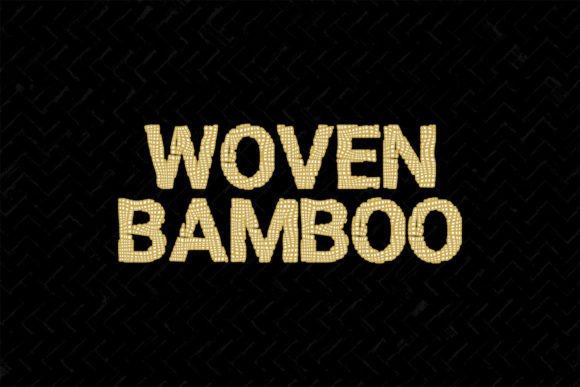 Woven Bamboo: A Playful Script Font for Handmade Brands